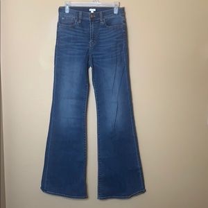 J. Crew high waisted flare jeans